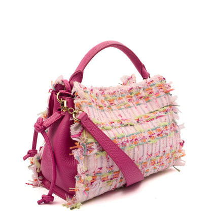 Mulberry Cross Body Iris - Small in Pink, Leather — Back View