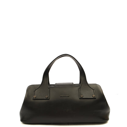 Gucci Top Handle Vintage Shoulder Bag in Black, Leather — Alternate View 12
