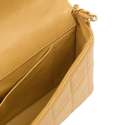 Chanel Chocolate Bar Quilted Flap Bag - East West in Neutral, Lambskin Leather — Alternate View 20