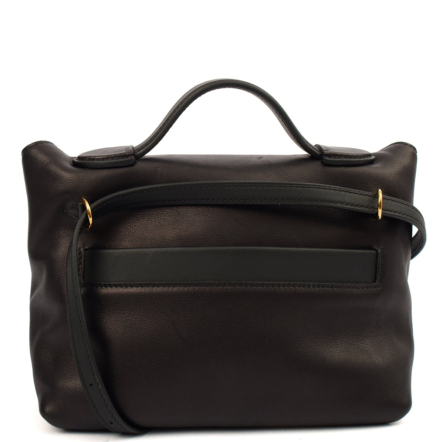 Hermes 24 / 24 - 21 in Black, Swift Leather — Top View