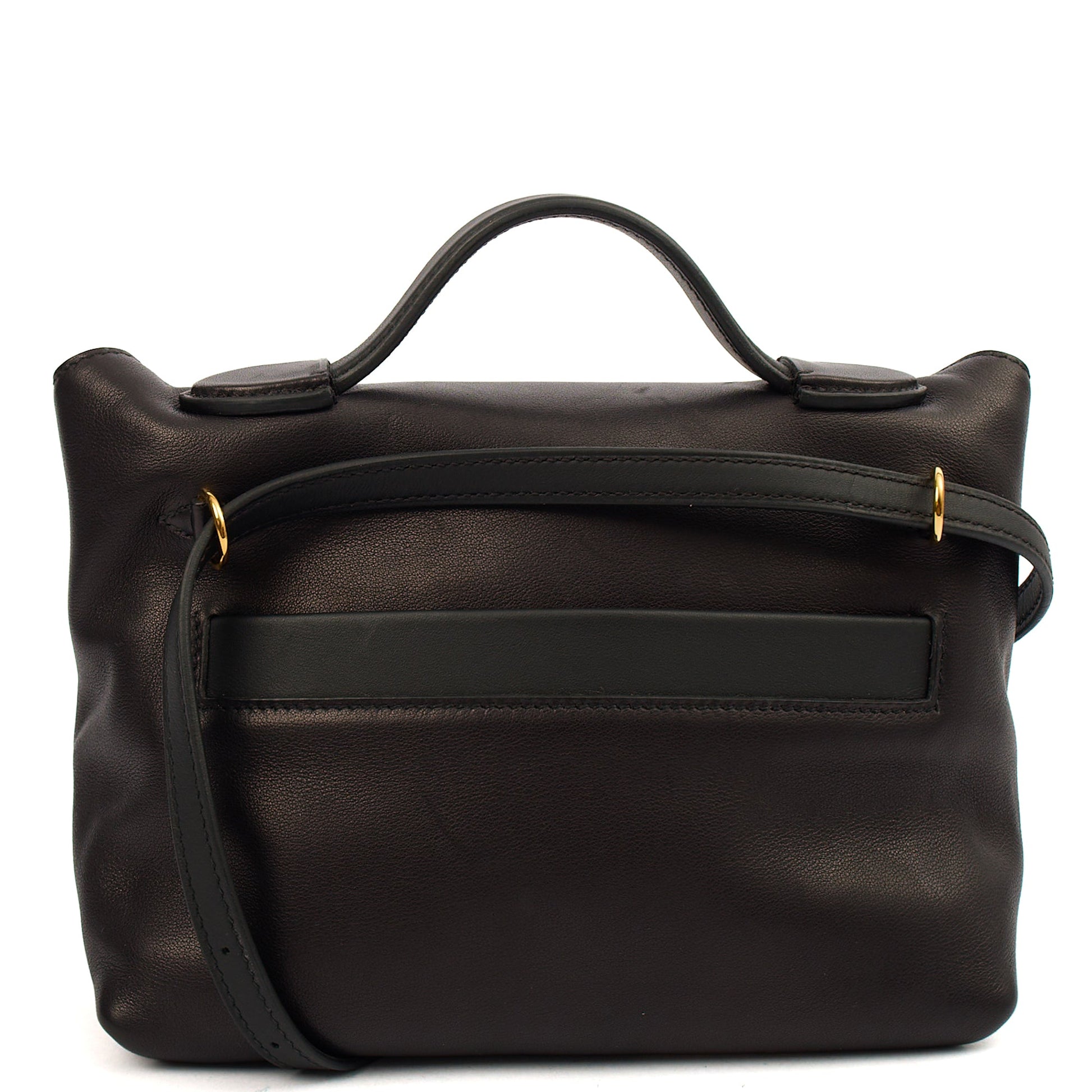 Hermes 24 / 24 - 21 in Black, Swift Leather — Top View