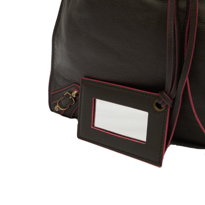 Balenciaga Tote Papier A4 Tote in Grey, Leather — Lifestyle View