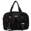 Gucci Tote Canvas Tote in Black, Fabric — Front View