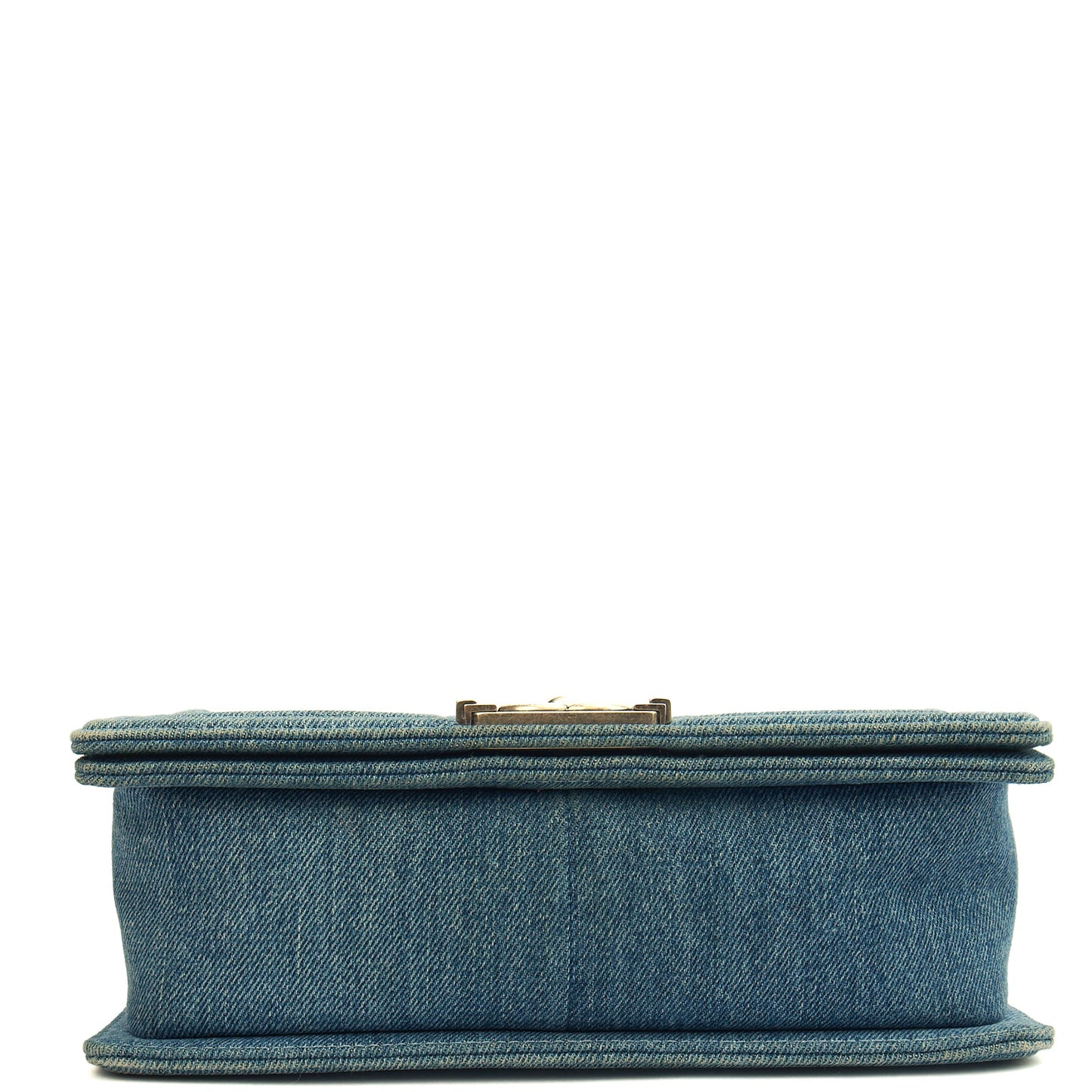 Chanel Shoulder Bag Boy - Medium in Blue, Fabric — Alternate View 13