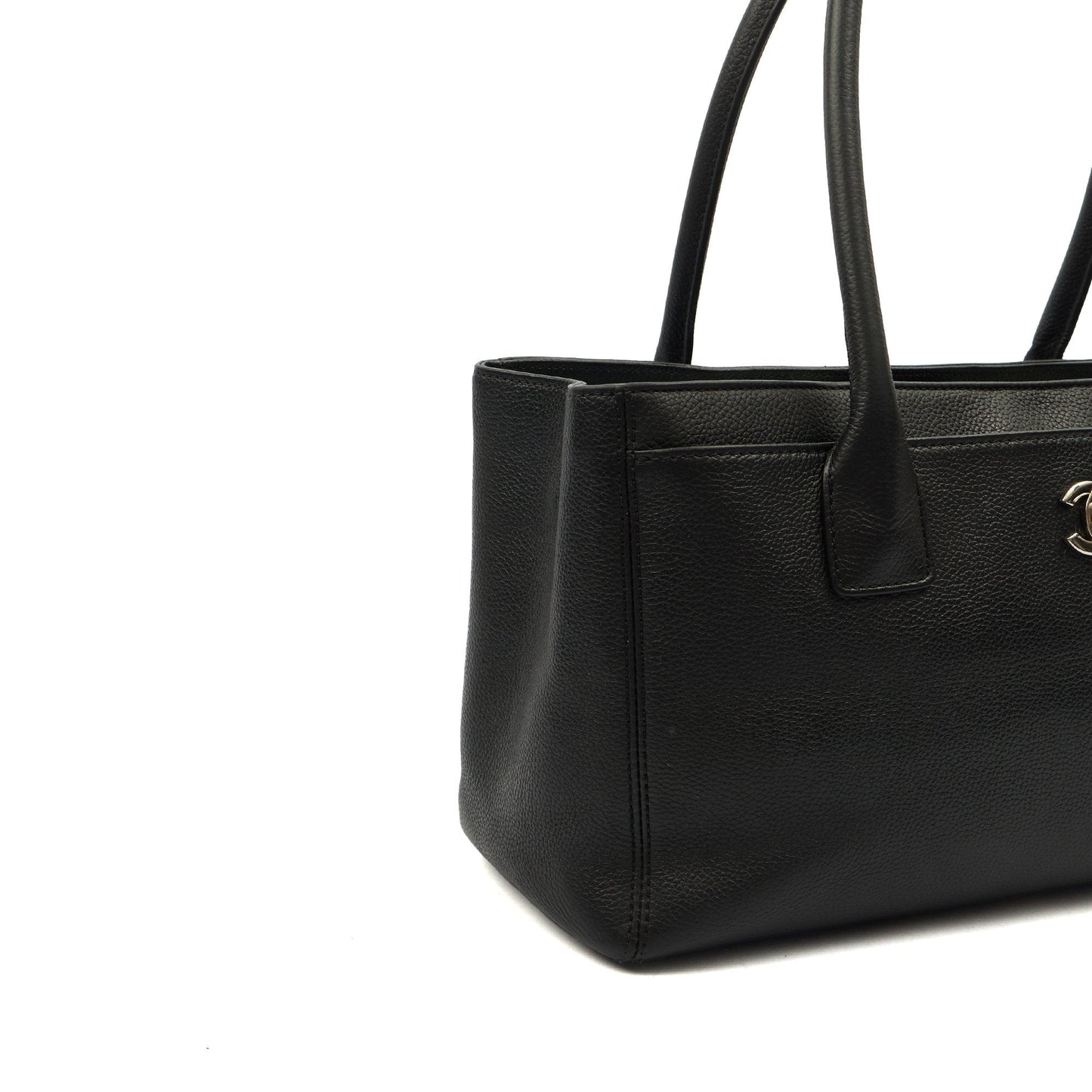 Chanel Tote Executive Shopper Tote in Black, Leather — Alternate View 7
