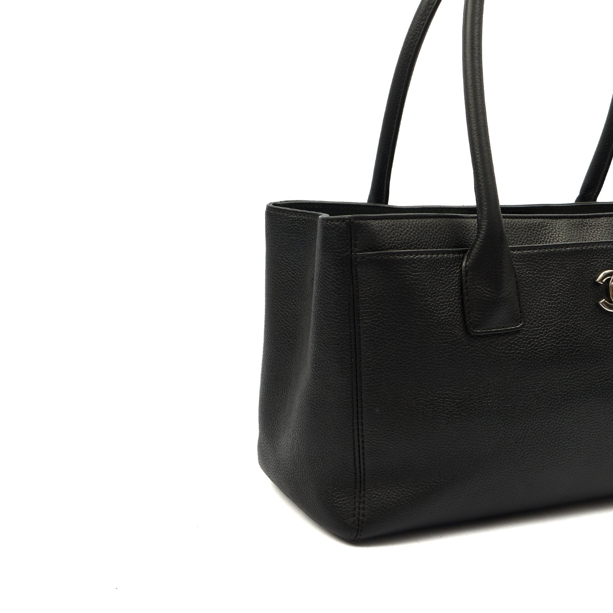 Chanel Tote Executive Shopper Tote in Black, Leather — Alternate View 7