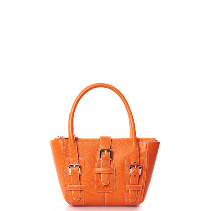 Loewe Vintage Shoulder Bag in Orange, Leather — Alternate View 9