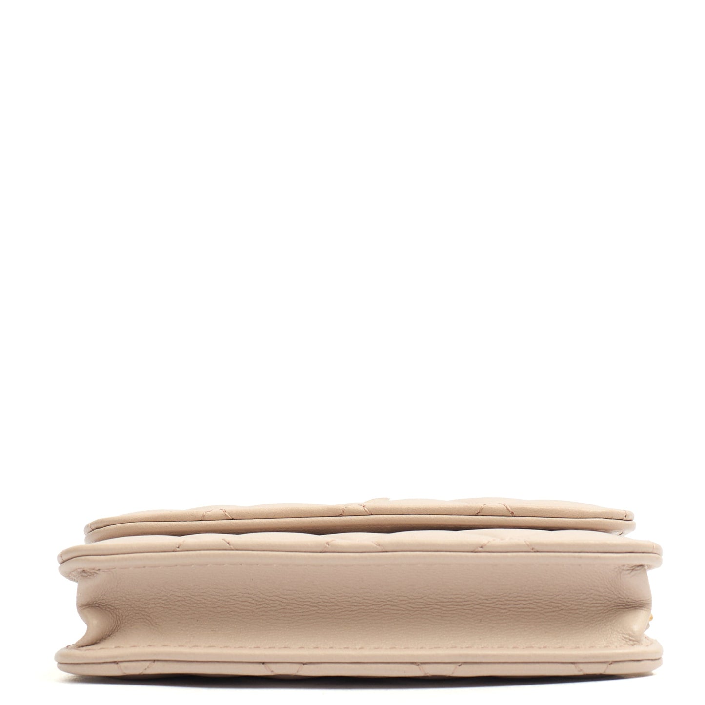 Chanel Cross Body Pearl Crush Square Flap Bag - Mini in Cream, Lambskin Leather — Alternate View 15