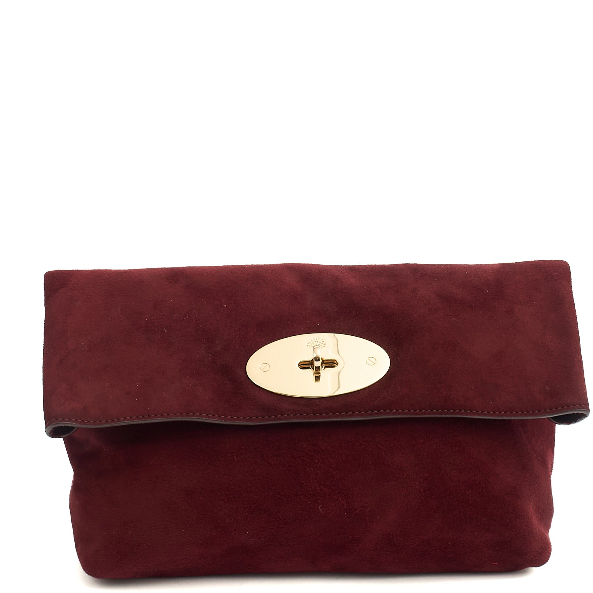 Mulberry Clutch Bayswater Clutch in Red, Suede — Alternate View 7