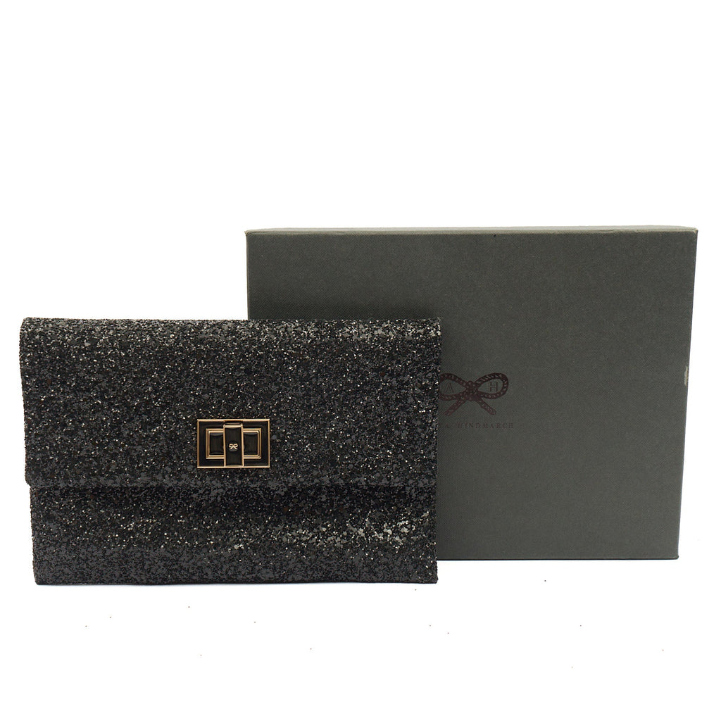 Anya Hindmarch Clutch Clutch in Black, Other — Lifestyle View