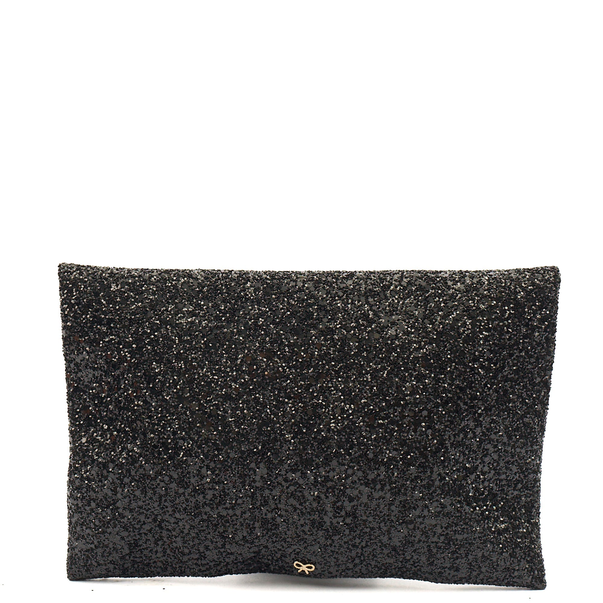 Anya Hindmarch Clutch Clutch in Black, Other — Back View