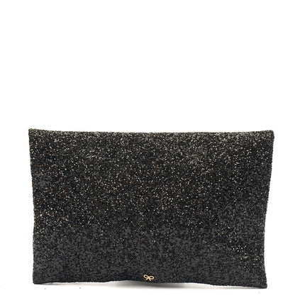 Anya Hindmarch Clutch Clutch in Black, Other — Back View