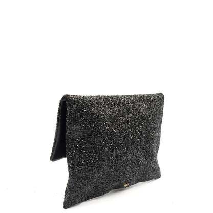 Anya Hindmarch Clutch Clutch in Black, Other — Side View