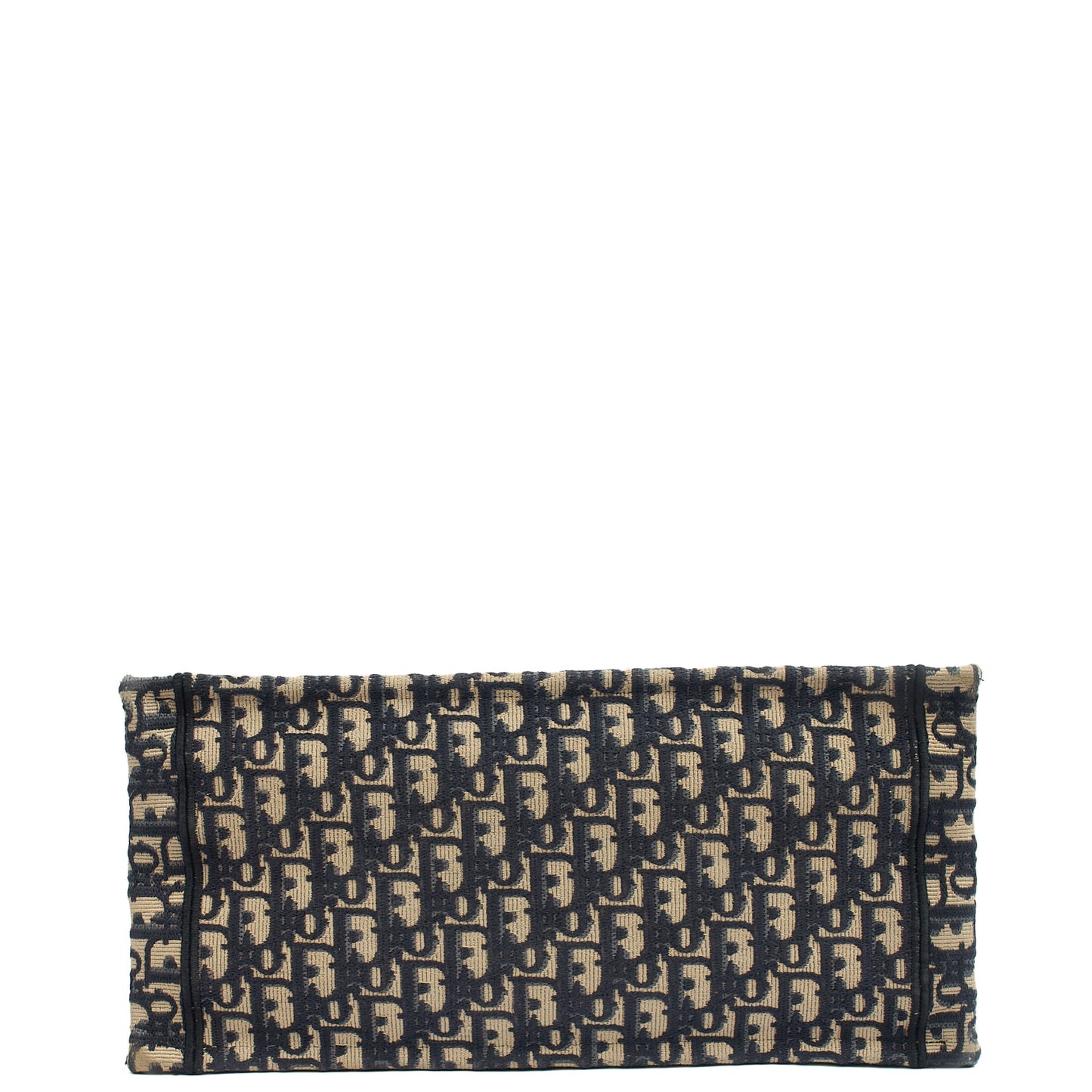 Christian Dior Tote Book Tote - Large in Blue, Fabric — Top View