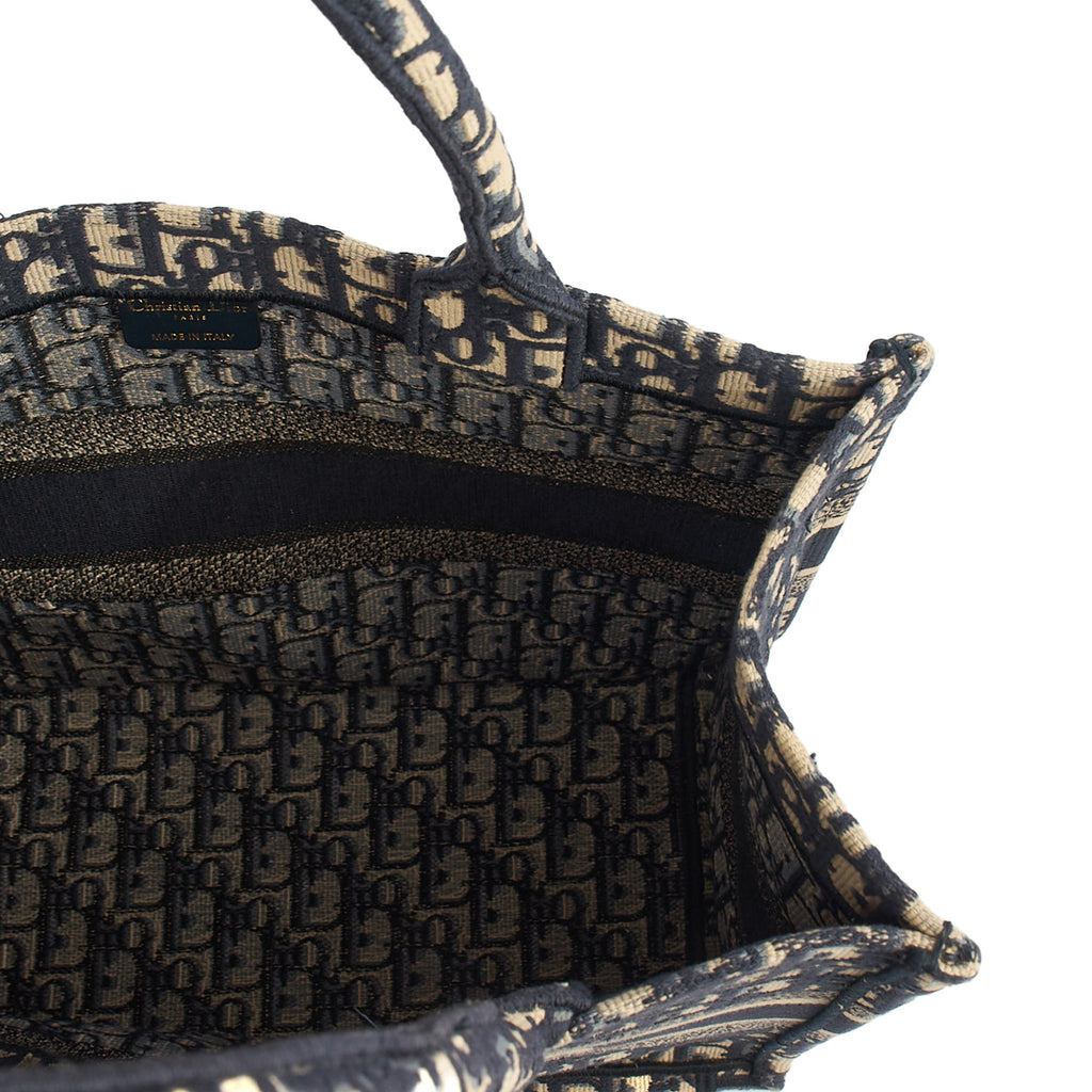 Christian Dior Tote Book Tote - Large in Blue, Fabric — Alternate View 11