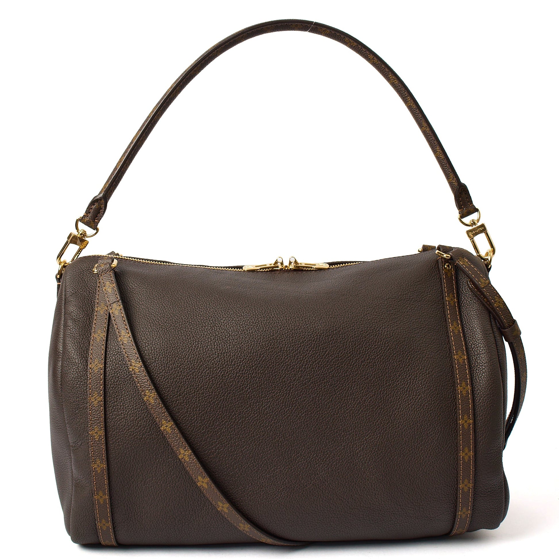 Louis Vuitton Tote Express MM in Brown, Leather — Top View