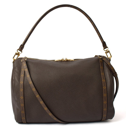 Louis Vuitton Tote Express MM in Brown, Leather — Top View