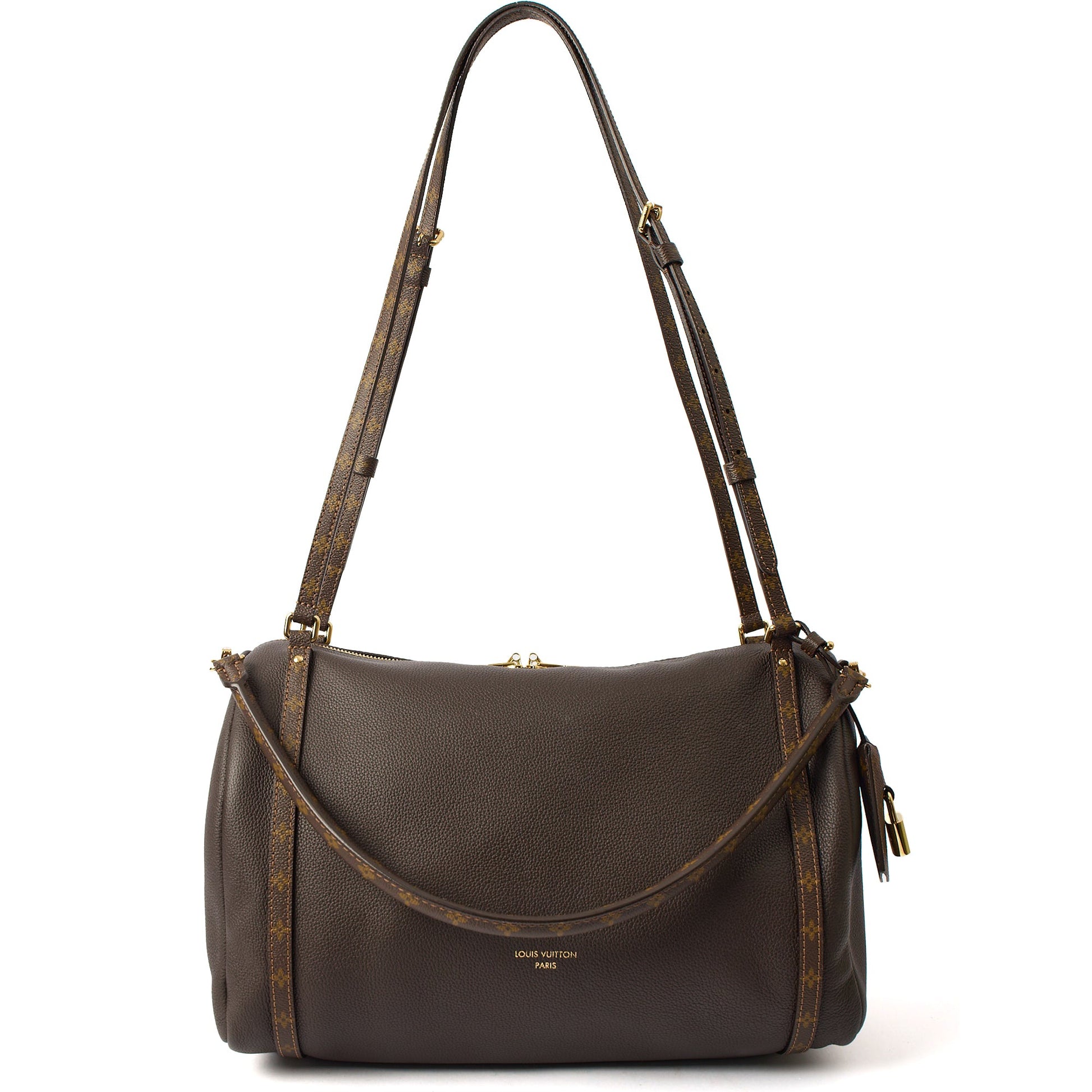 Louis Vuitton Tote Express MM in Brown, Leather — Lifestyle View