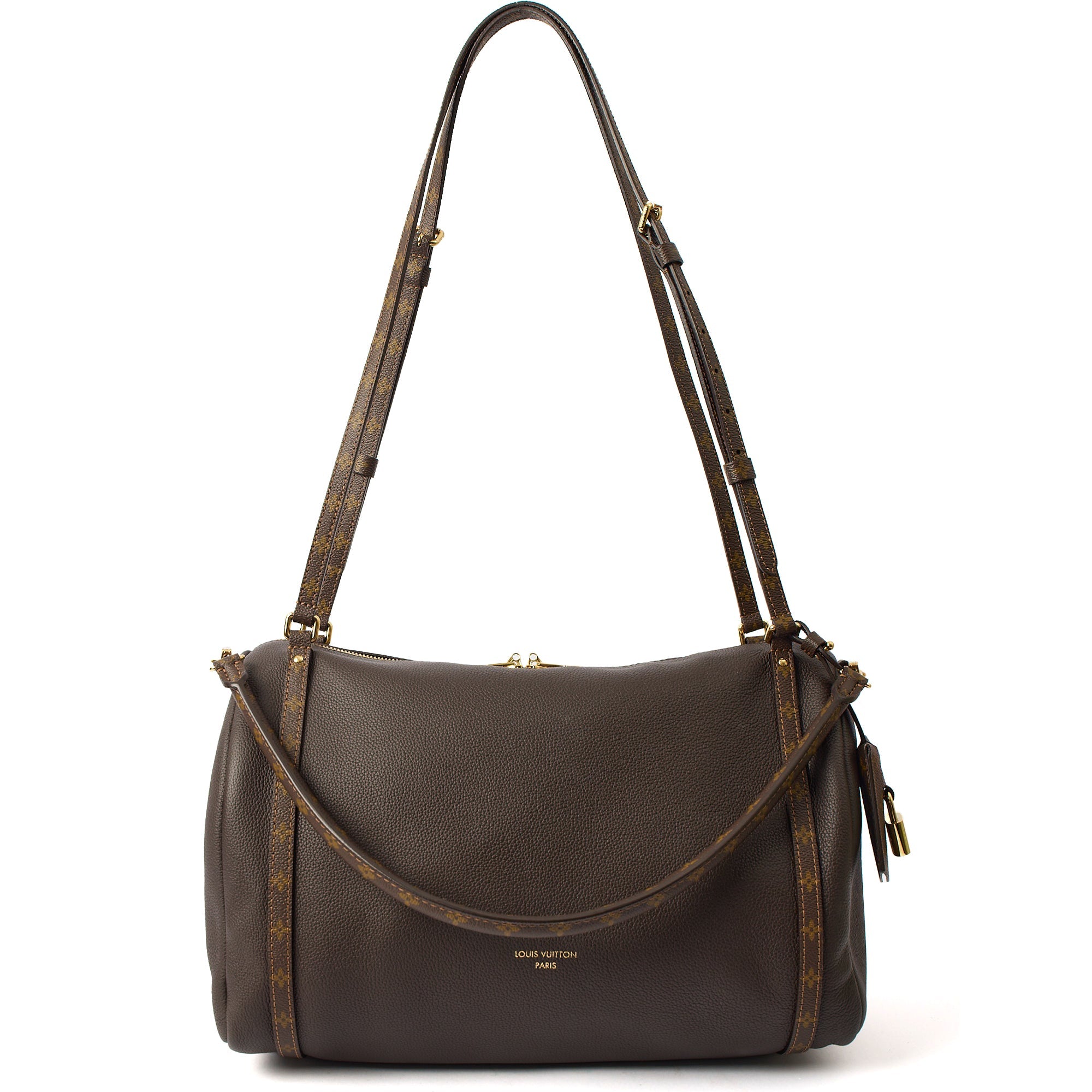 Louis Vuitton Tote Express MM in Brown, Leather — Lifestyle View