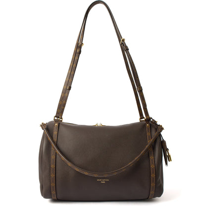 Louis Vuitton Tote Express MM in Brown, Leather — Lifestyle View