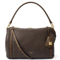 Louis Vuitton Tote Express MM in Brown, Leather — Front View