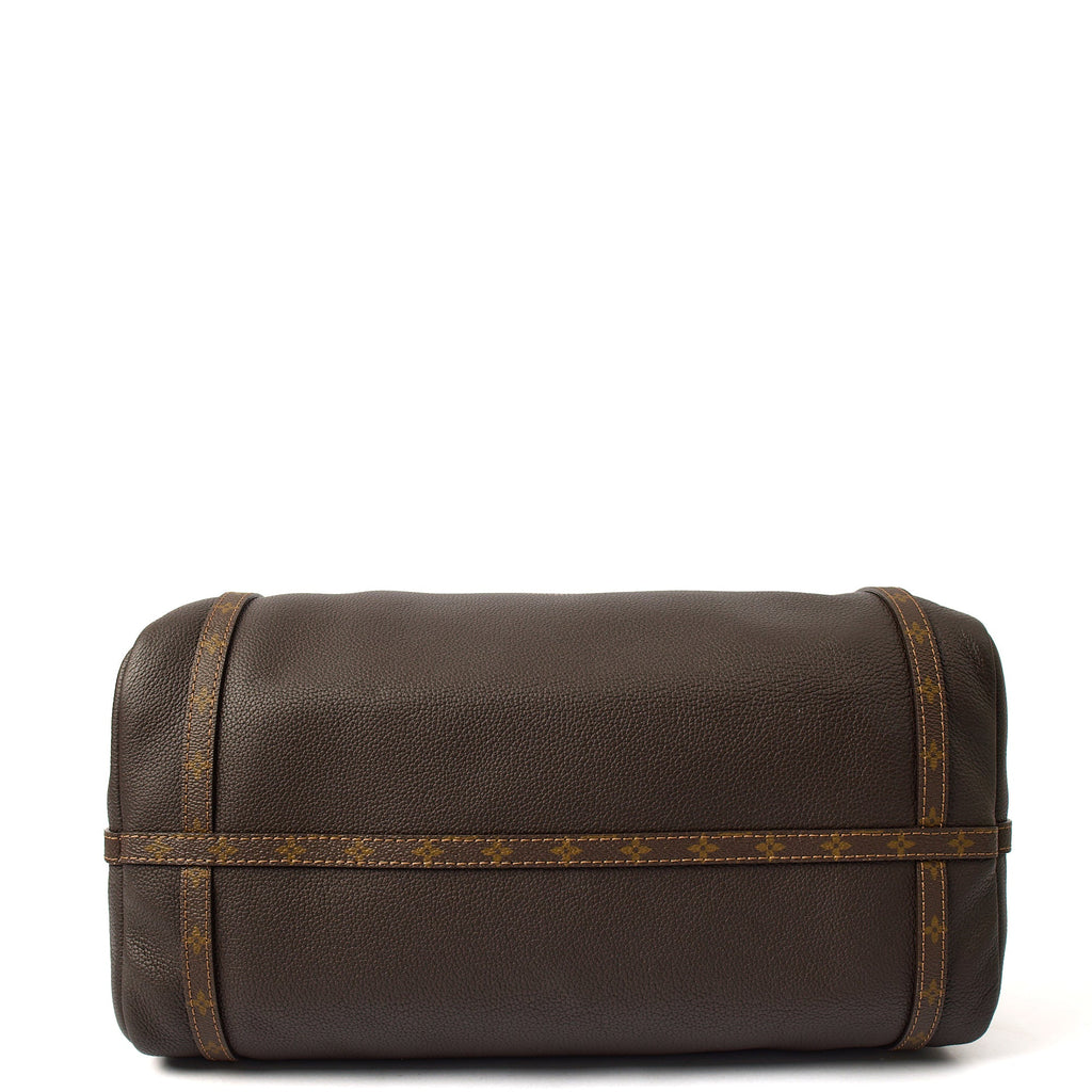 Louis Vuitton Tote Express MM in Brown, Leather — Detail View