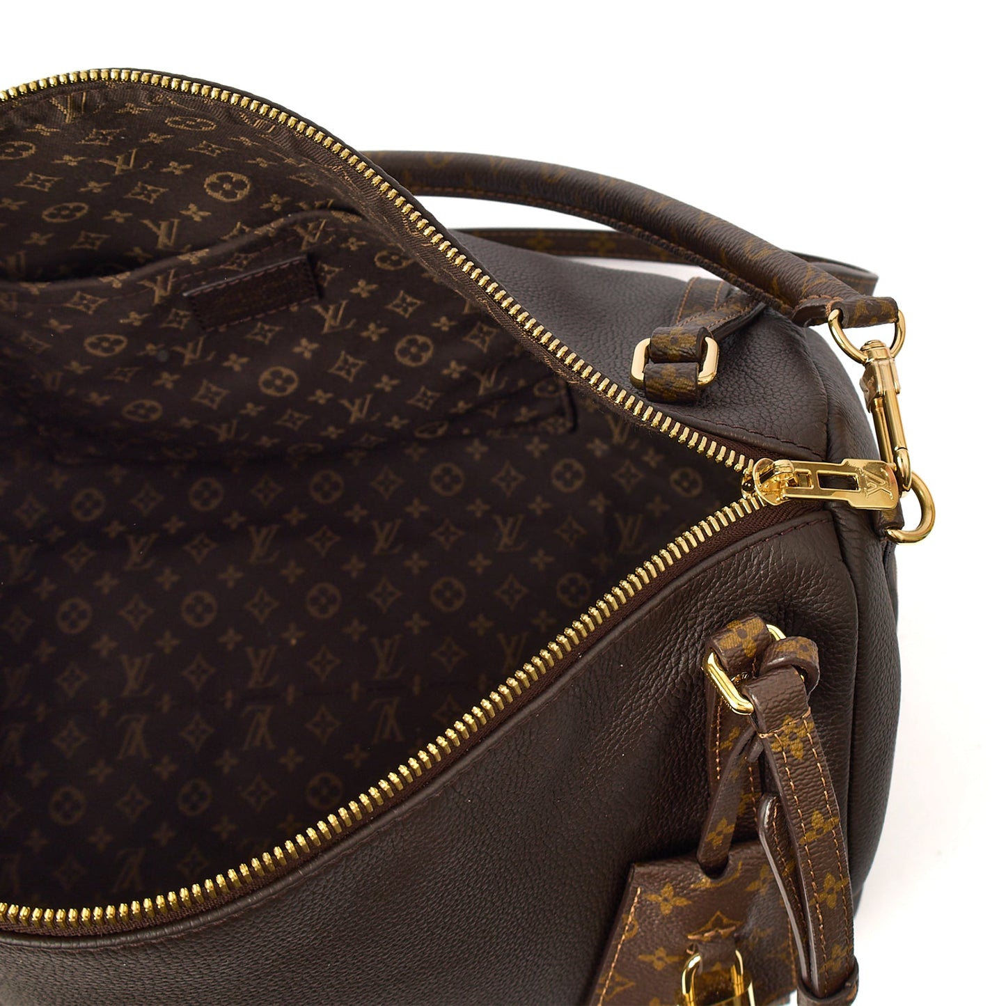 Louis Vuitton Tote Express MM in Brown, Leather — Alternate View 9