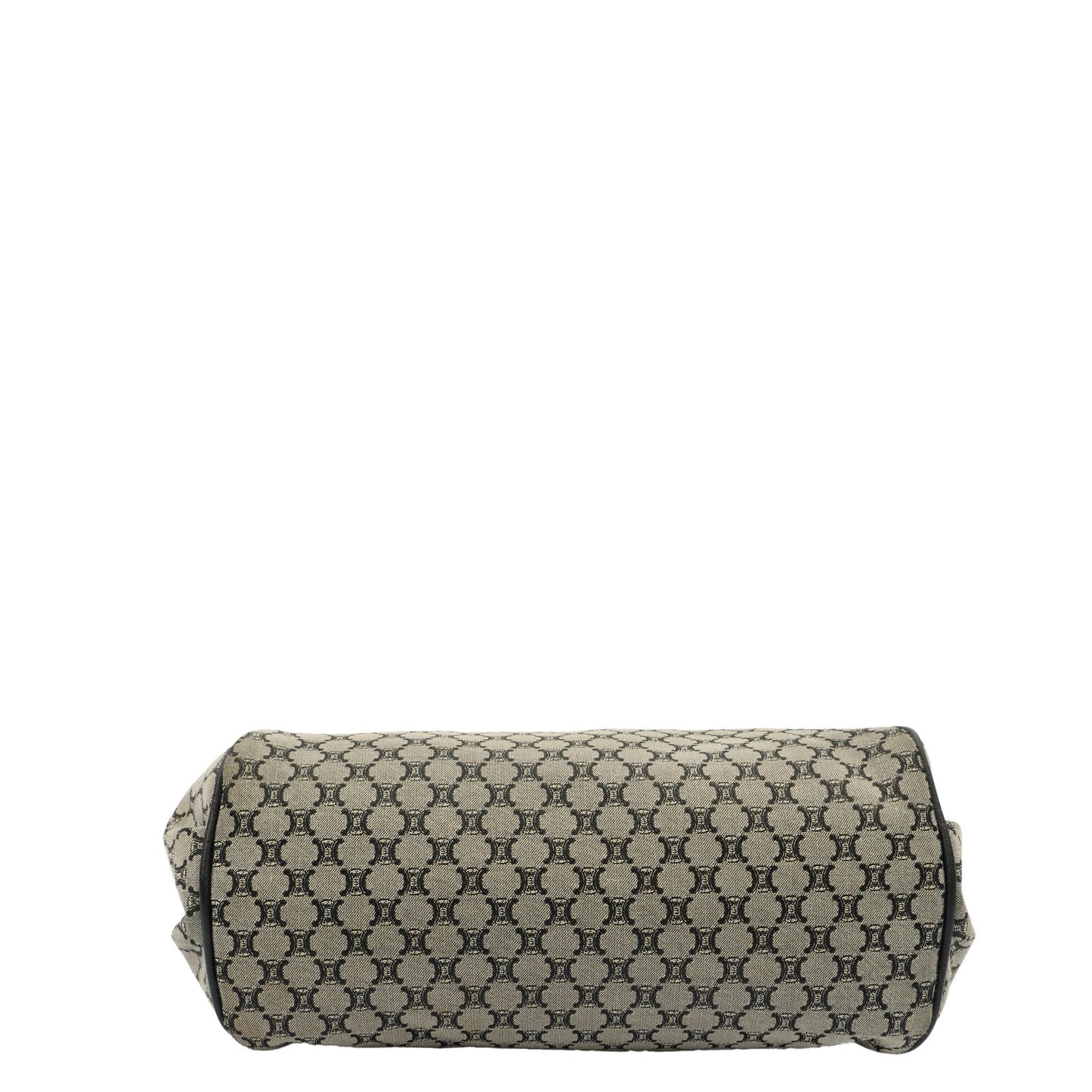 Celine Shoulder Bag Vintage Shoulder Bag in Navy, Canvas — Top View