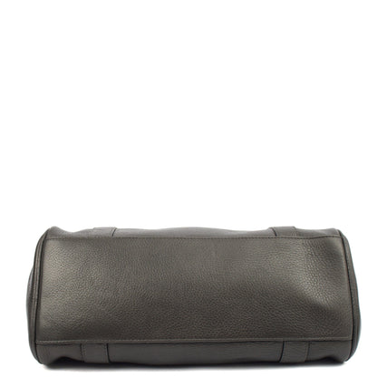 Mulberry Shoulder Bag Bayswater East West in Ebony, Leather — Detail View