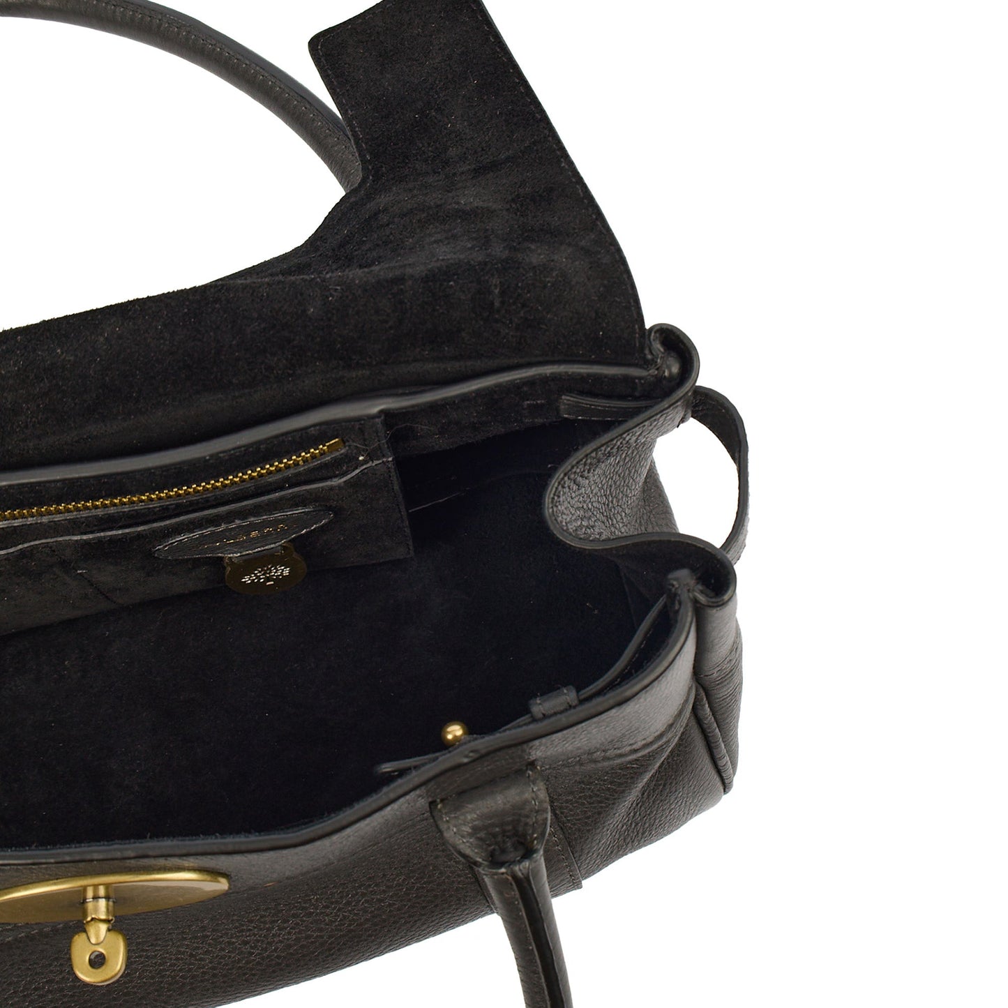 Mulberry Shoulder Bag Bayswater East West in Ebony, Leather — Alternate View 12