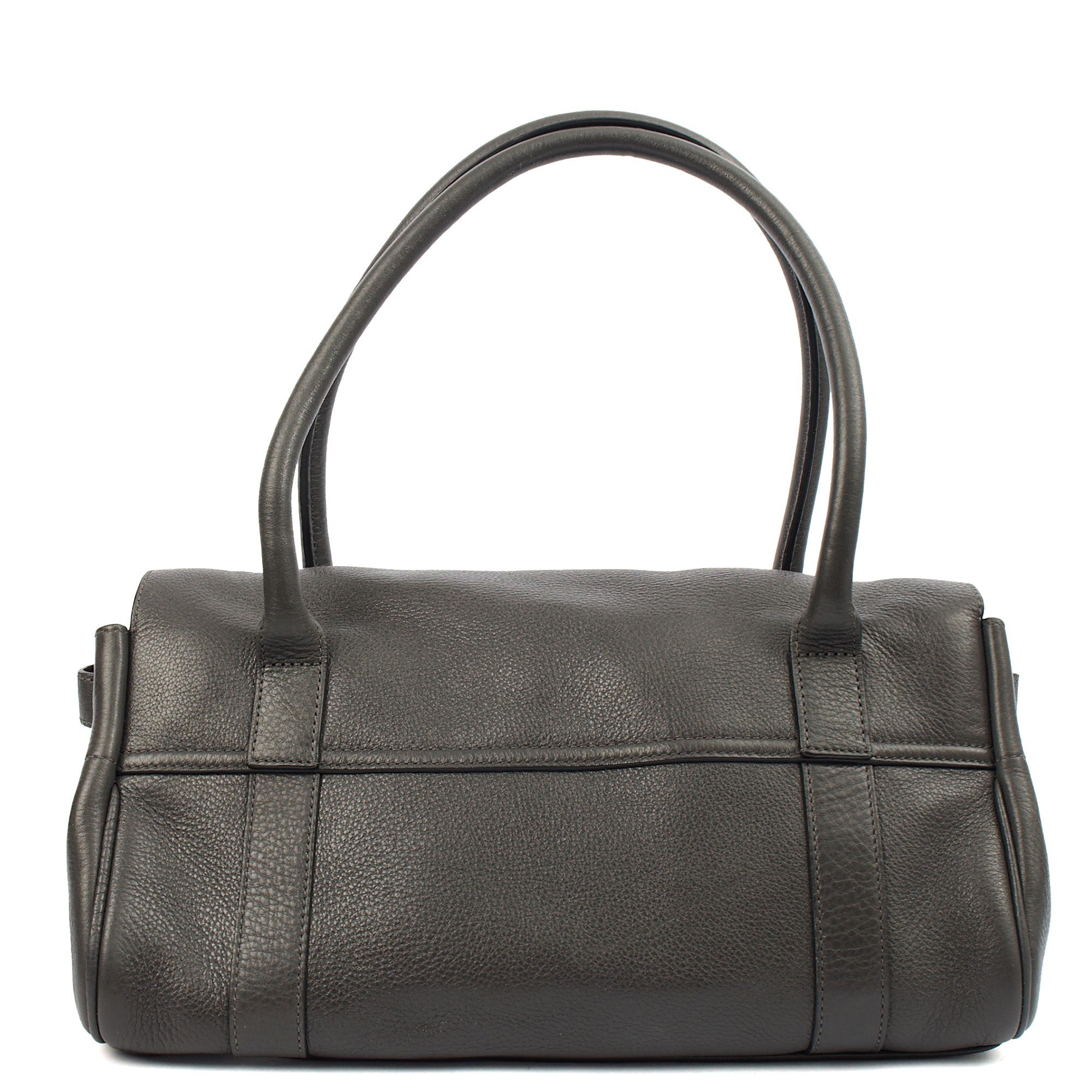 Mulberry Shoulder Bag Bayswater East West in Ebony, Leather — Top View