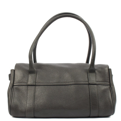 Mulberry Shoulder Bag Bayswater East West in Ebony, Leather — Top View