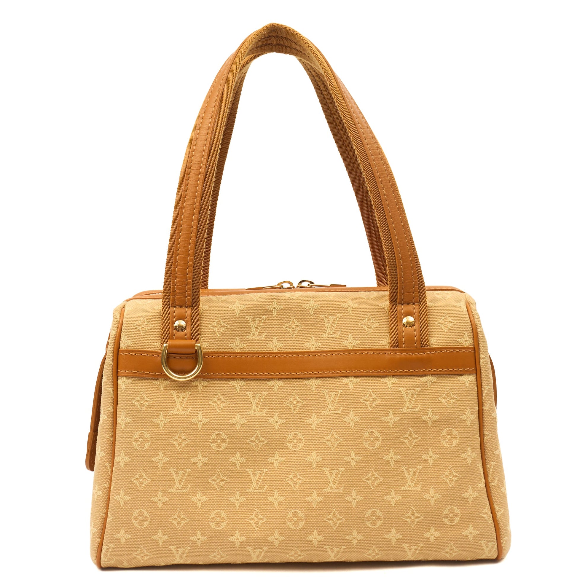 Louis Vuitton Top Handle Josephine PM in Mini Lin Beige, Leather — Alternate View 7