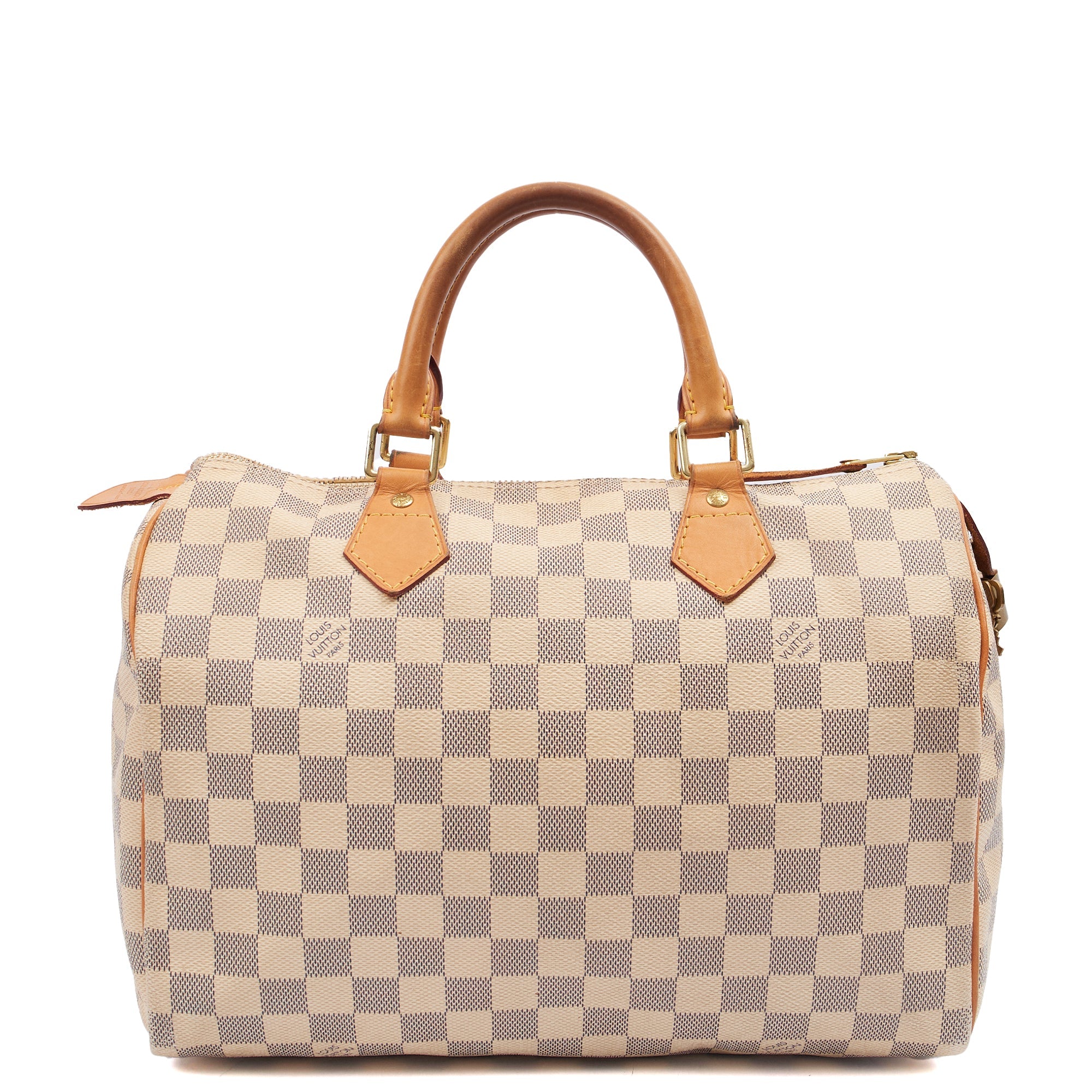 Louis Vuitton Tote Speedy 30 in Damier Azur, Canvas — Front View