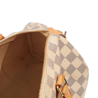 Louis Vuitton Tote Speedy 30 in Damier Azur, Canvas — Detail View