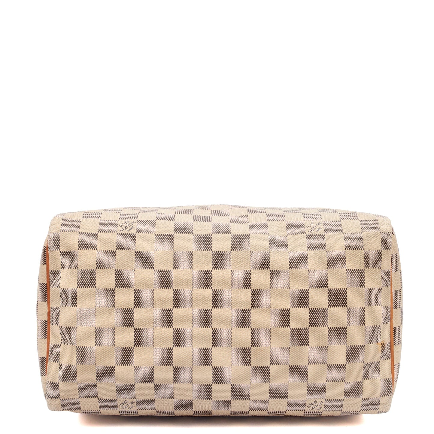 Louis Vuitton Tote Speedy 30 in Damier Azur, Canvas — Top View