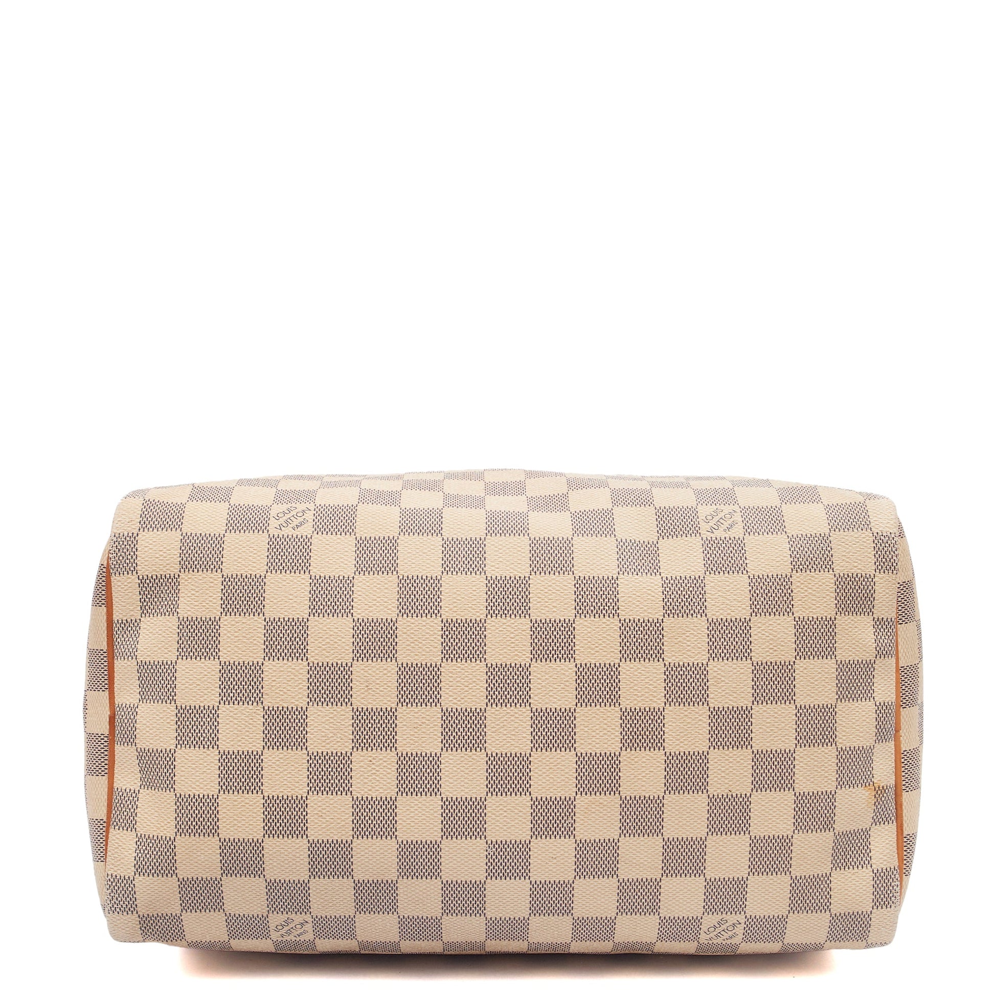 Louis Vuitton Tote Speedy 30 in Damier Azur, Canvas — Top View
