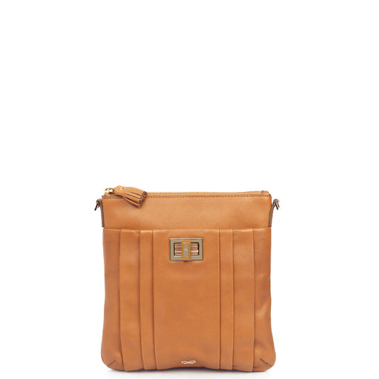 Anya Hindmarch Crossbody in Brown, Leather — Front View