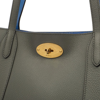 Mulberry Tote Bayswater Tote in Grey, Calfskin Leather — Lifestyle View
