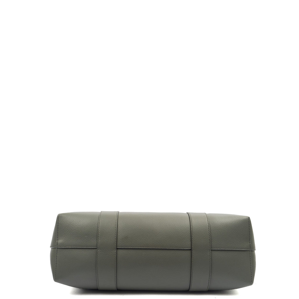 Mulberry Tote Bayswater Tote in Grey, Calfskin Leather — Top View