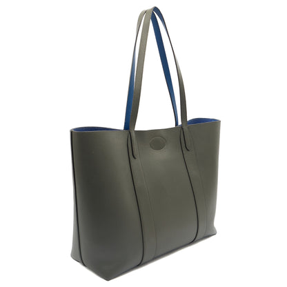 Mulberry Tote Bayswater Tote in Grey, Calfskin Leather — Side View