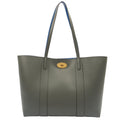 Mulberry Tote Bayswater Tote in Grey, Calfskin Leather — Front View