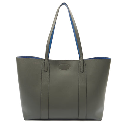 Mulberry Tote Bayswater Tote in Grey, Calfskin Leather — Back View