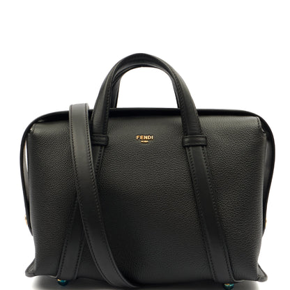 Fendi Tote By The Way - Medium in Black, Leather — Front View