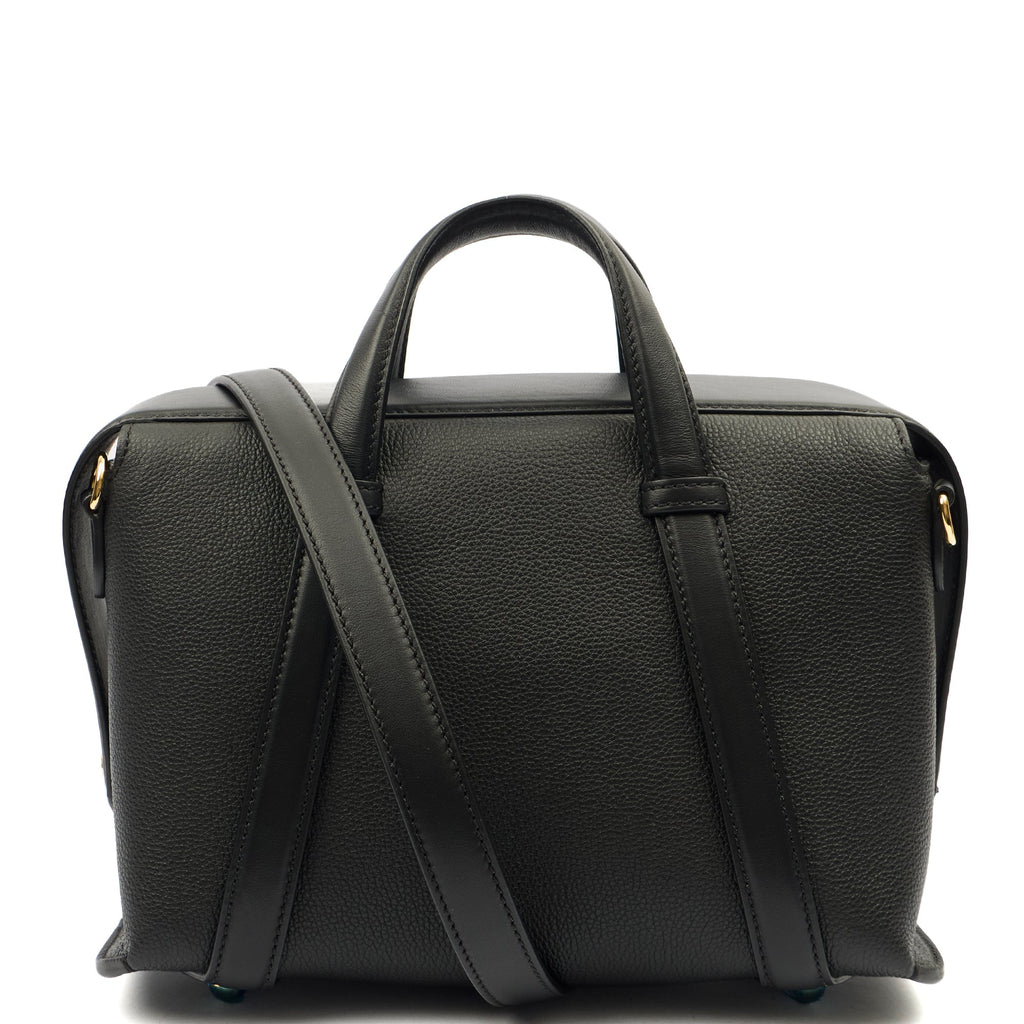 Fendi Tote By The Way - Medium in Black, Leather — Back View