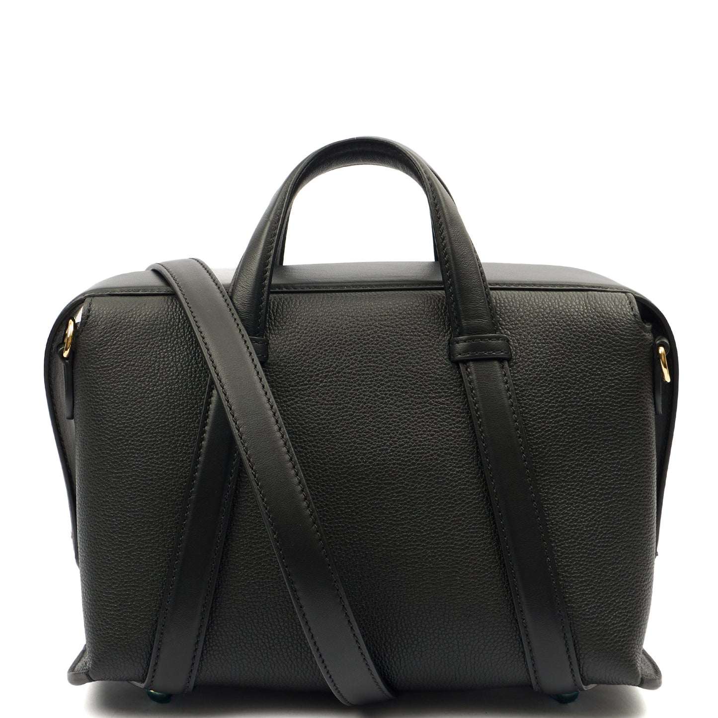 Fendi Tote By The Way - Medium in Black, Leather — Back View