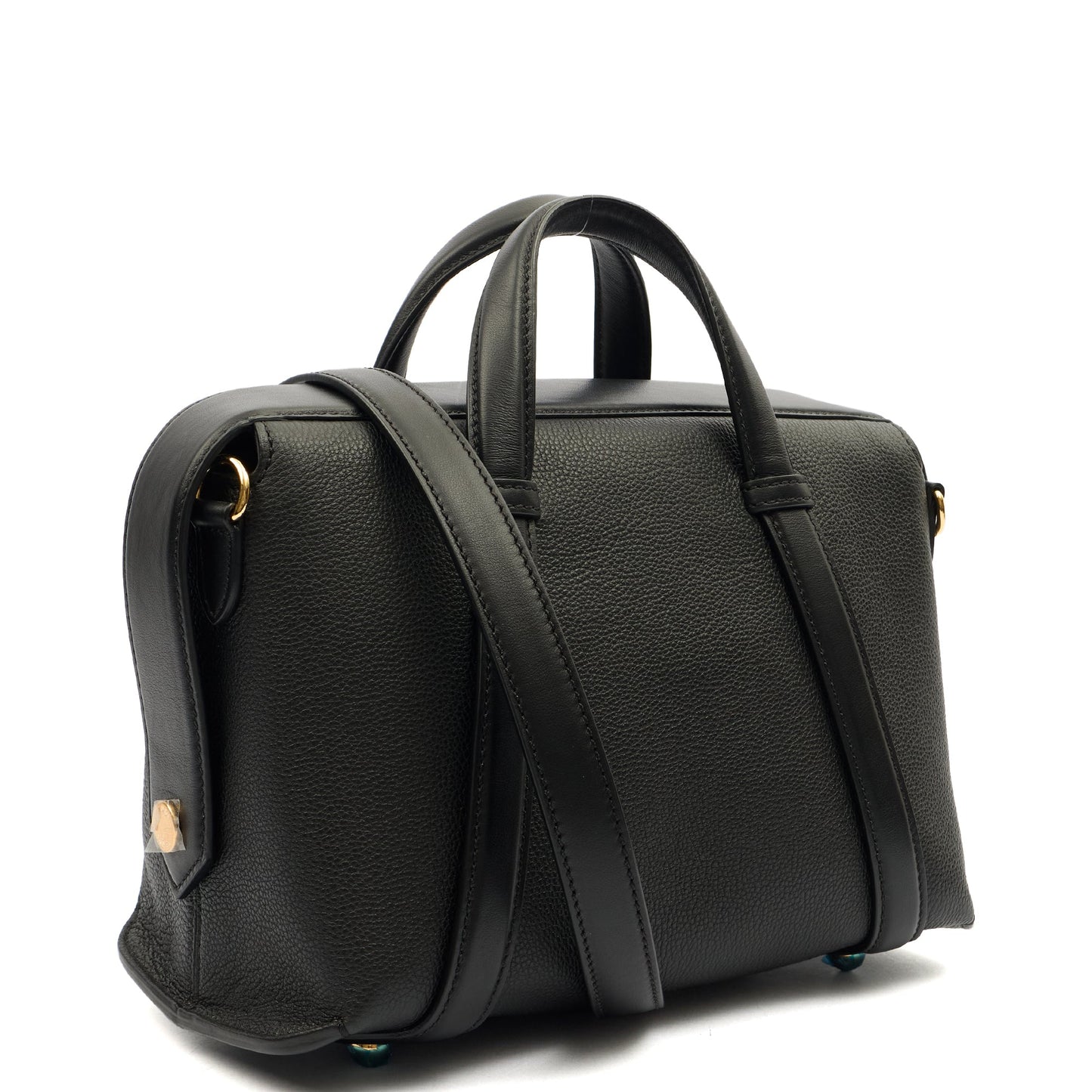 Fendi Tote By The Way - Medium in Black, Leather — Side View