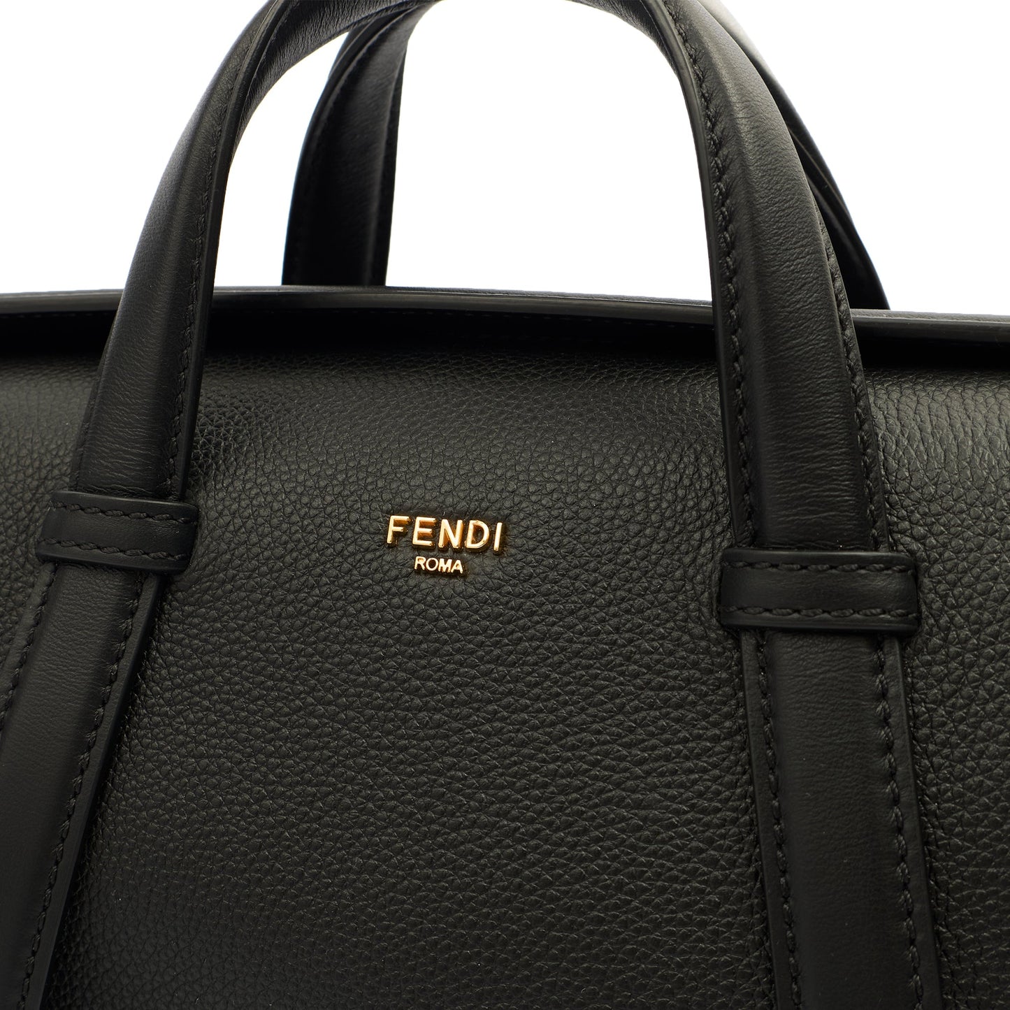 Fendi Tote By The Way - Medium in Black, Leather — Lifestyle View