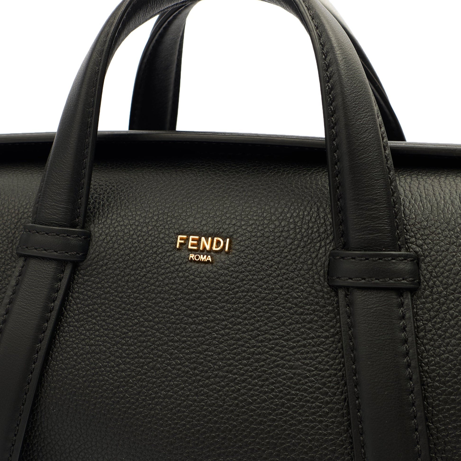 Fendi Tote By The Way - Medium in Black, Leather — Lifestyle View