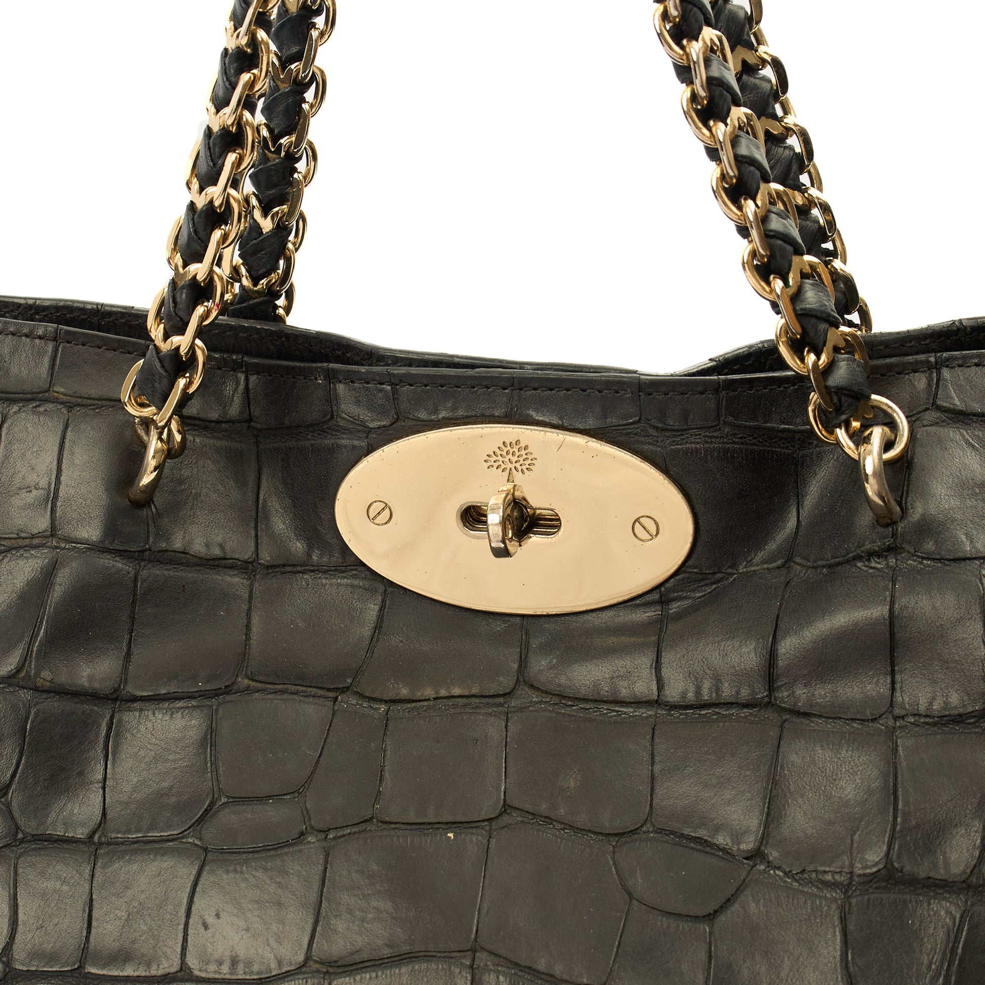 Mulberry Shoulder Bag Cecily Tote in Black, Leather — Alternate View 12